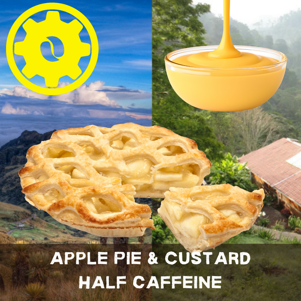 Apple Pie and Custard Half Caffeine